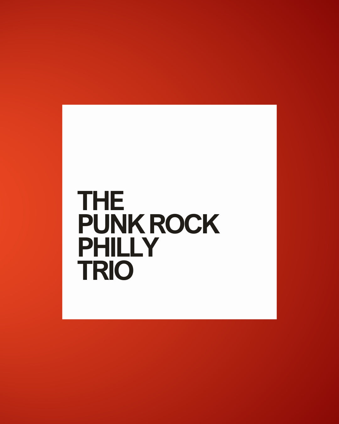 Curiosity No. 13 - The Punk Rock Philly Trio