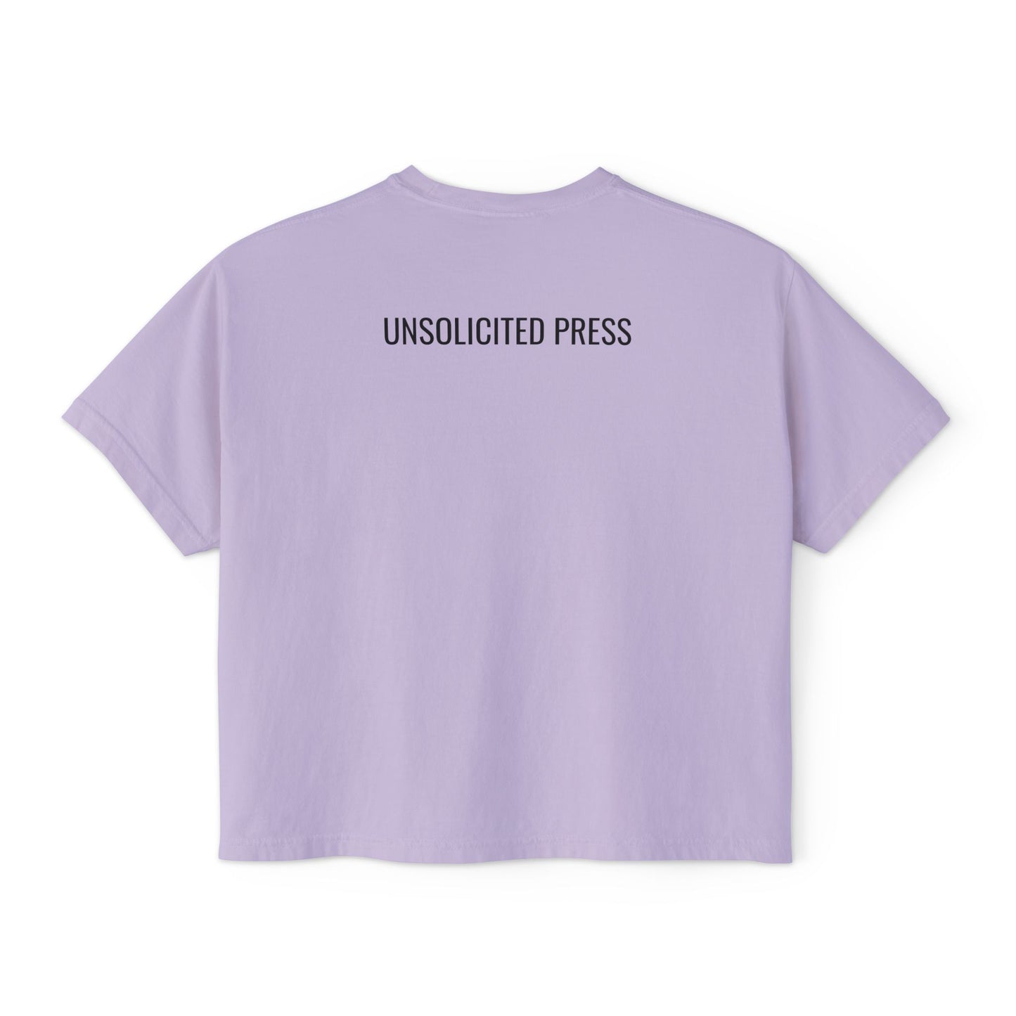 "You're Reading Books on Stolen Land" Women's Boxy Tee