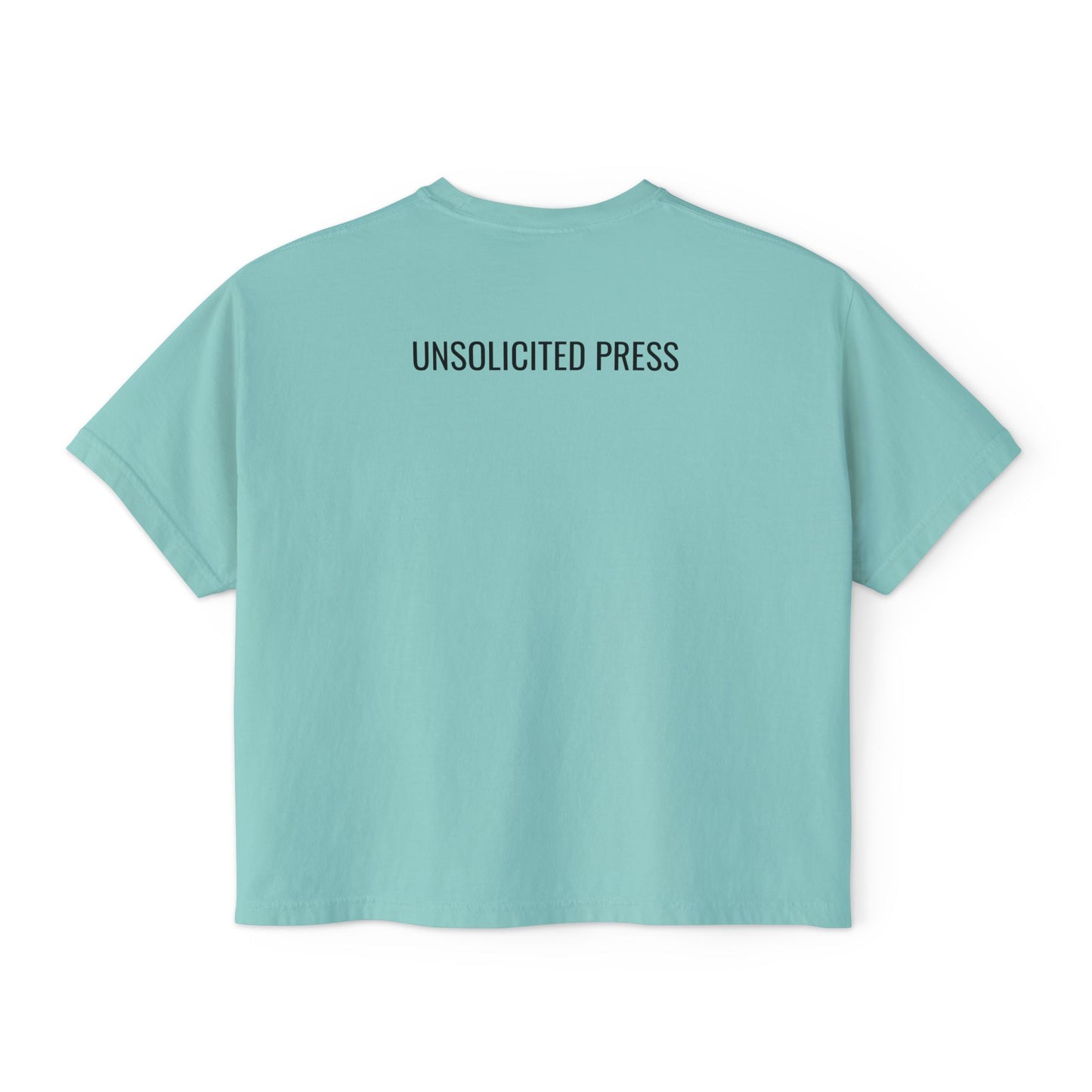 "You're Reading Books on Stolen Land" Women's Boxy Tee