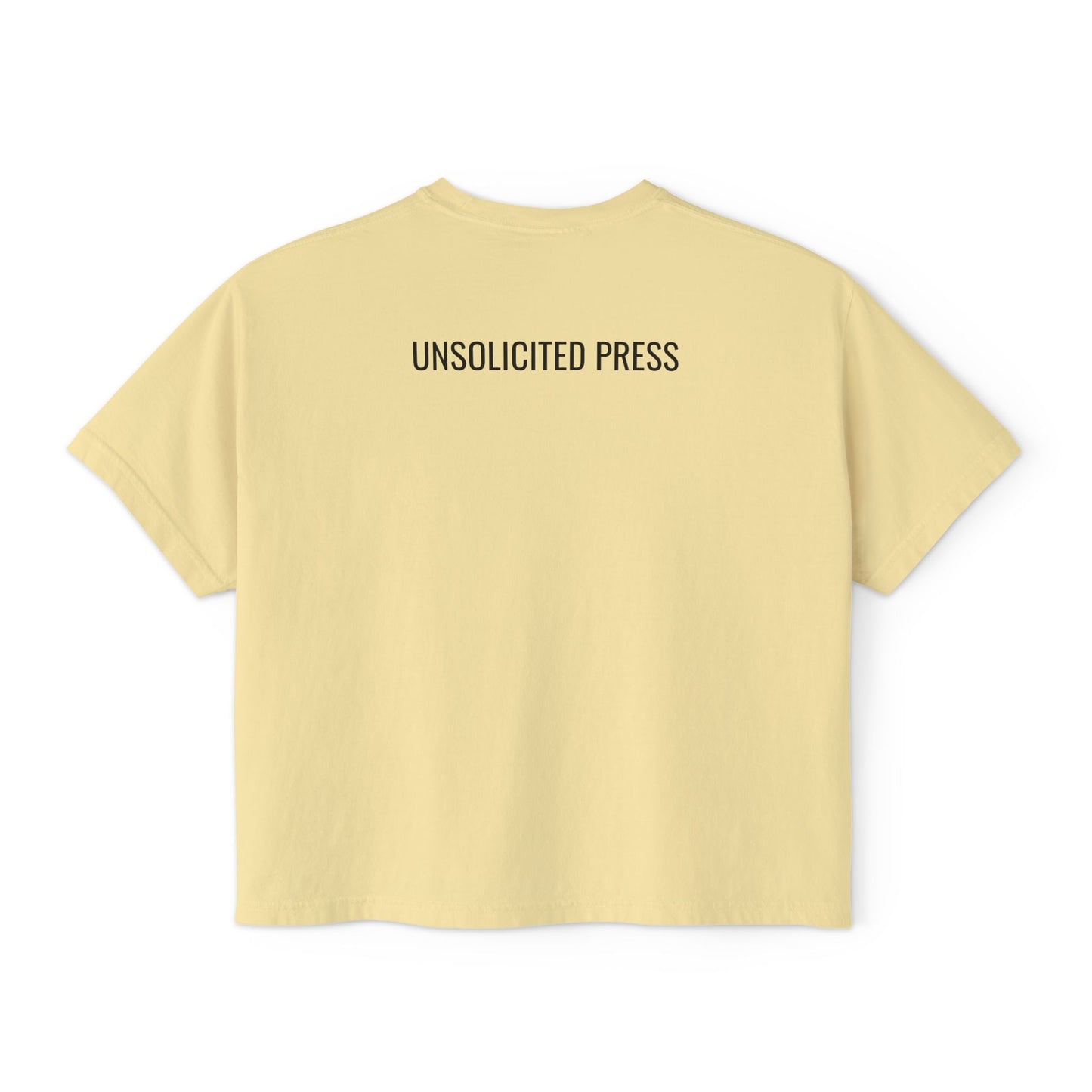 "You're Reading Books on Stolen Land" Women's Boxy Tee