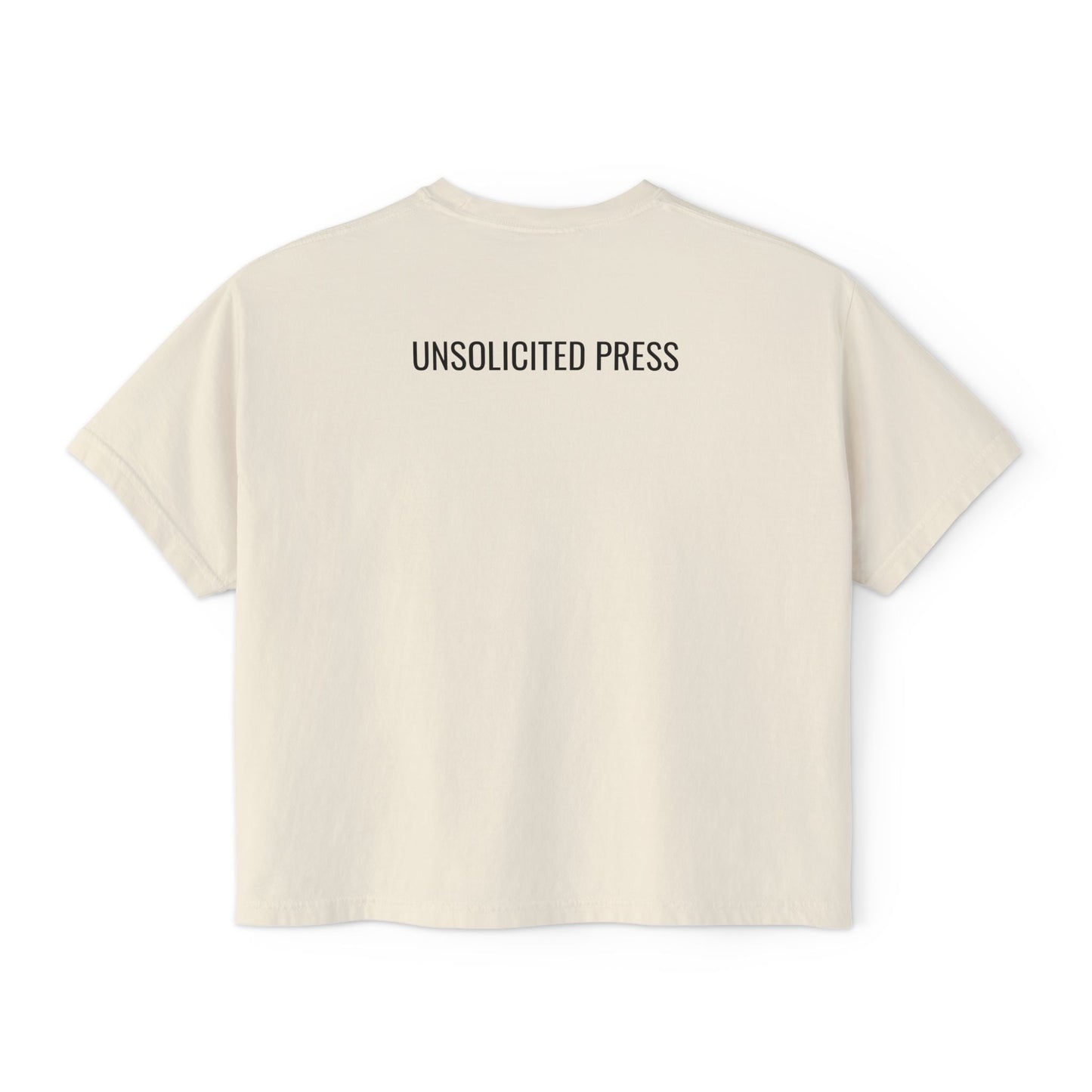 "You're Reading Books on Stolen Land" Women's Boxy Tee